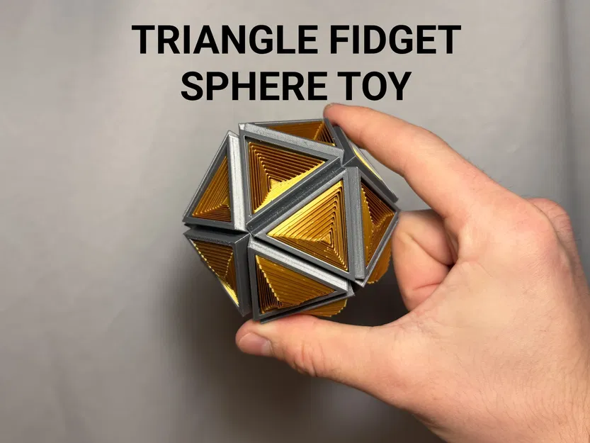 Đồ chơi khối cầu fidget hình tam giác (Triangle Fidget Sphere) - Image 1