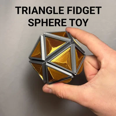Đồ chơi khối cầu fidget hình tam giác (Triangle Fidget Sphere)