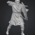 Mô hình chiến binh Frankish hạng nặng cuối thế kỷ VIII (File STL) - Thumbnail 1