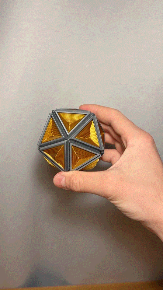 Đồ chơi khối cầu fidget hình tam giác (Triangle Fidget Sphere) - Image 2
