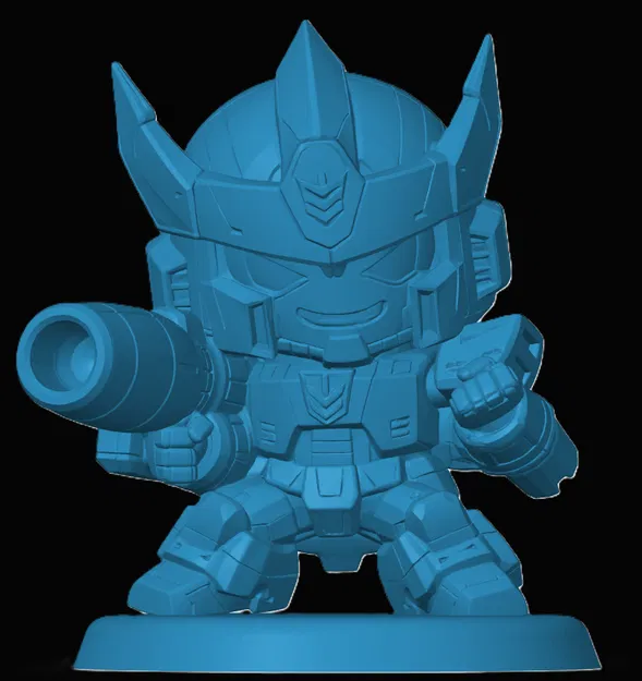 Mô hình 3D Galvatron phiên bản Chibi - Decor bàn làm việc cực chất - Image 1