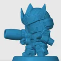 Mô hình 3D Galvatron phiên bản Chibi - Decor bàn làm việc cực chất - Thumbnail 2