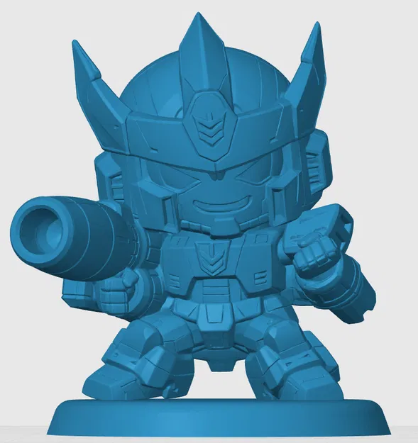 Mô hình 3D Galvatron phiên bản Chibi - Decor bàn làm việc cực chất - Image 3