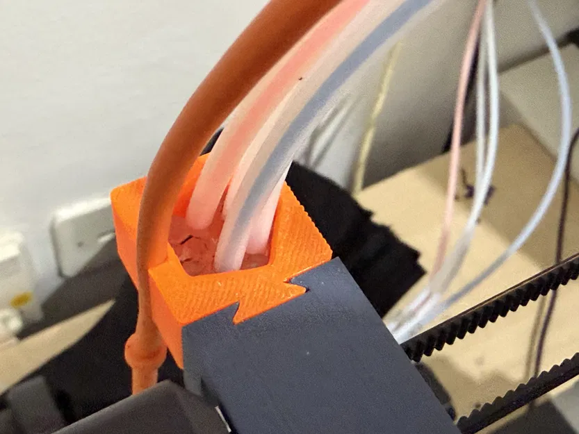 Bộ kẹp chuyển vị trí ống dẫn nhựa & cố định ống PTFE cho Anycubic Kobra 3 - Image 2