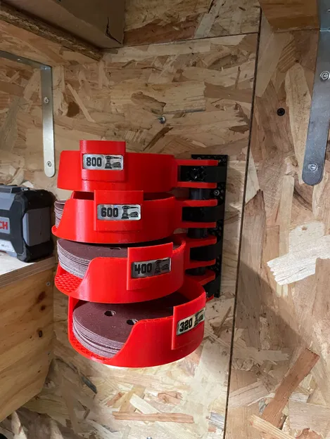 Giá để đĩa giấy nhám - Thiết kế tối giản, tiết kiệm diện tích - Image 1