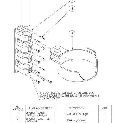 Giá để đĩa giấy nhám - Thiết kế tối giản, tiết kiệm diện tích