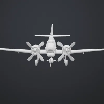 Mô hình 3D độc đáo máy bay cá sấu Bombardiro Crocodilo