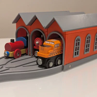 Nhà Ga Tàu Hỏa Modular - Tương thích với Brio