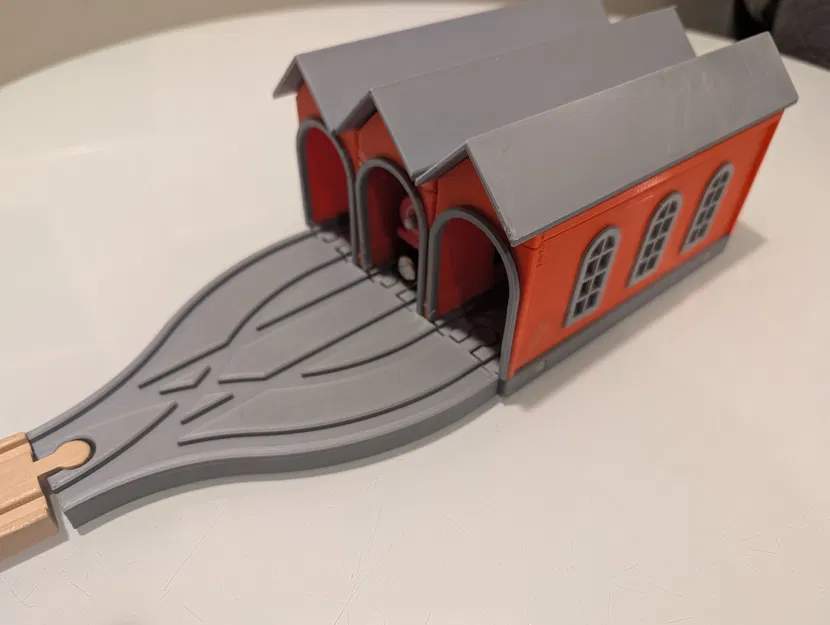 Nhà Ga Tàu Hỏa Modular - Tương thích với Brio - Image 2