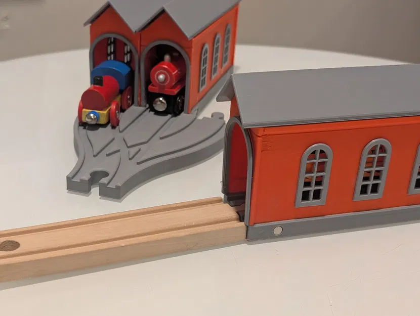 Nhà Ga Tàu Hỏa Modular - Tương thích với Brio - Image 4