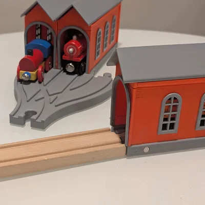 Nhà Ga Tàu Hỏa Modular - Tương thích với Brio