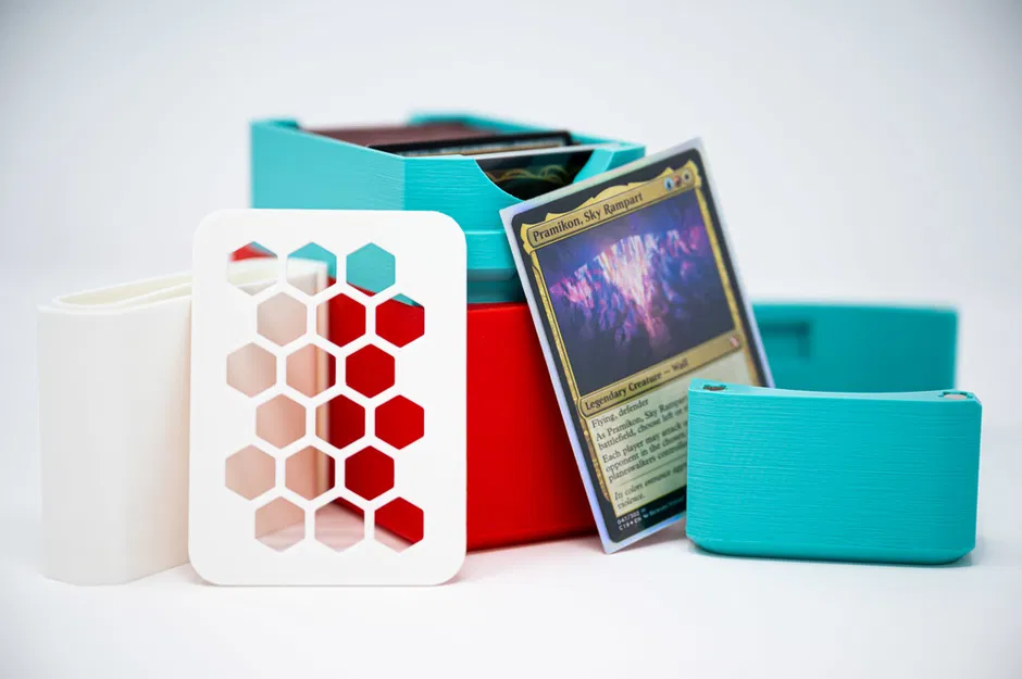 Hộp đựng bài MTG Commander với nắp xoay nam châm - Image 1
