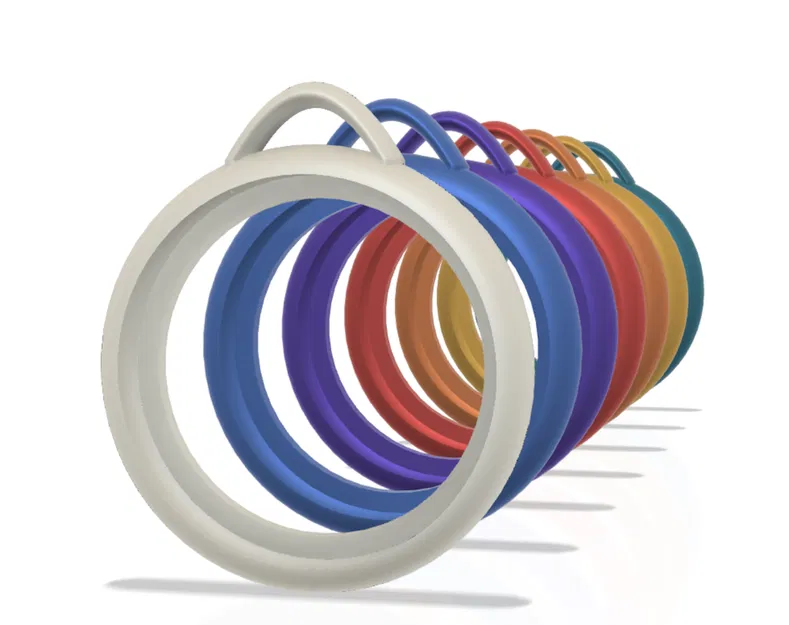 Ốp bảo vệ AirTag dạng móc khóa - Image 1