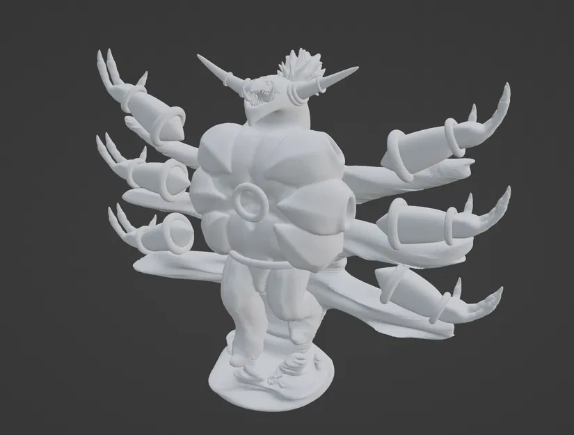 Mô hình 3D Hoopa Unbound - Pokemon siêu ngầu cho fan 3D printing - Image 1