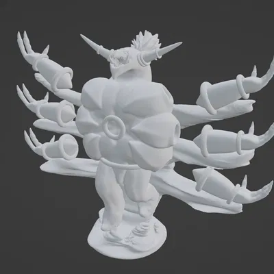 Mô hình 3D Hoopa Unbound - Pokemon siêu ngầu cho fan 3D printing