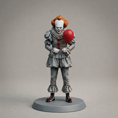 Mô hình 3D Pennywise IT 2017: Tượng chú hề kinh dị ấn tượng