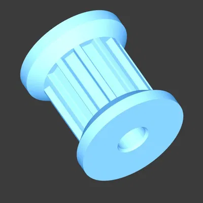 Bánh răng thay thế cho đầu hút bụi Bosch turbo brush (in 3D)