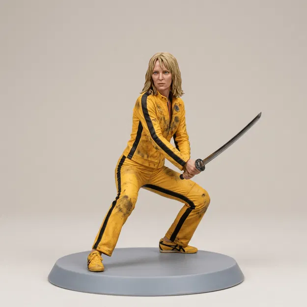 Mô hình 3D nhân vật Uma Thurman trong phim Kill Bill Vol. 1 - Image 1