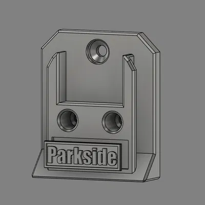 Giá treo tường 3D cho máy khoan Parkside - Giải pháp lưu trữ thông minh