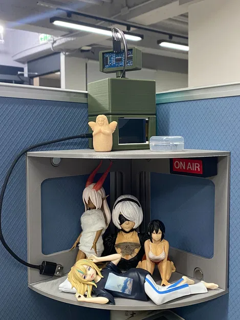 Kệ góc 3D thông minh gắn nam châm cho bàn làm việc - Image 3