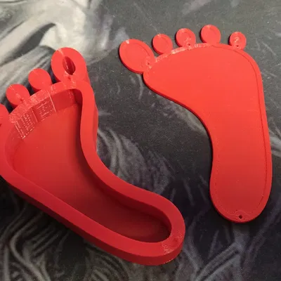 Hộp Đựng Quà Hình Bàn Chân Độc Đáo (Footprint Giftbox)