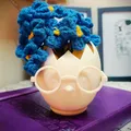 Chậu cây Cú Học Giả (Scholar Owl Planter) - Thumbnail 1