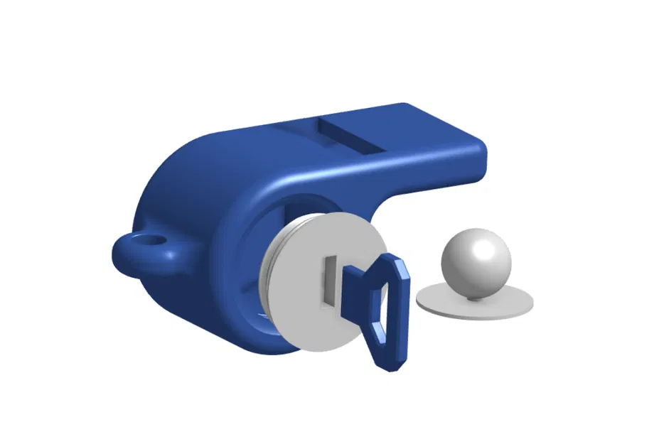 Mô hình còi 3D (Píšťalky) đơn giản, in không cần hỗ trợ - Image 1