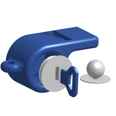 Mô hình còi 3D (Píšťalky) đơn giản, in không cần hỗ trợ