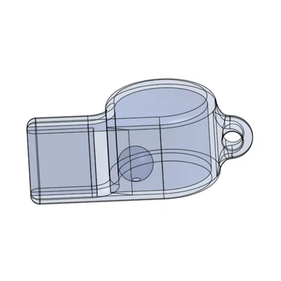 Mô hình còi 3D (Píšťalky) đơn giản, in không cần hỗ trợ