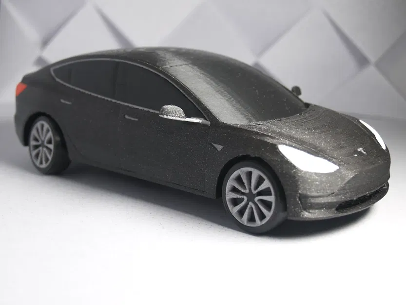Mô hình Tesla Model 3 Kit Card (tỷ lệ 1:24) - Image 2