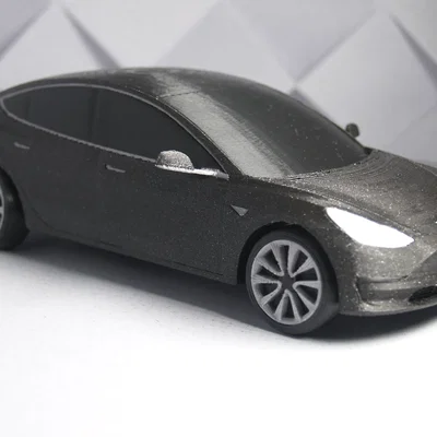 Mô hình Tesla Model 3 Kit Card (tỷ lệ 1:24)