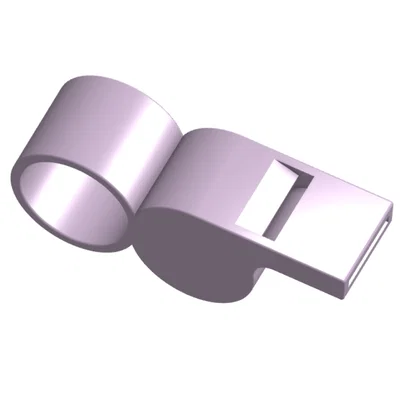 Mô hình còi 3D (Píšťalky) đơn giản, in không cần hỗ trợ