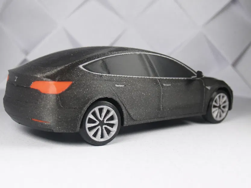 Mô hình Tesla Model 3 Kit Card (tỷ lệ 1:24) - Image 3