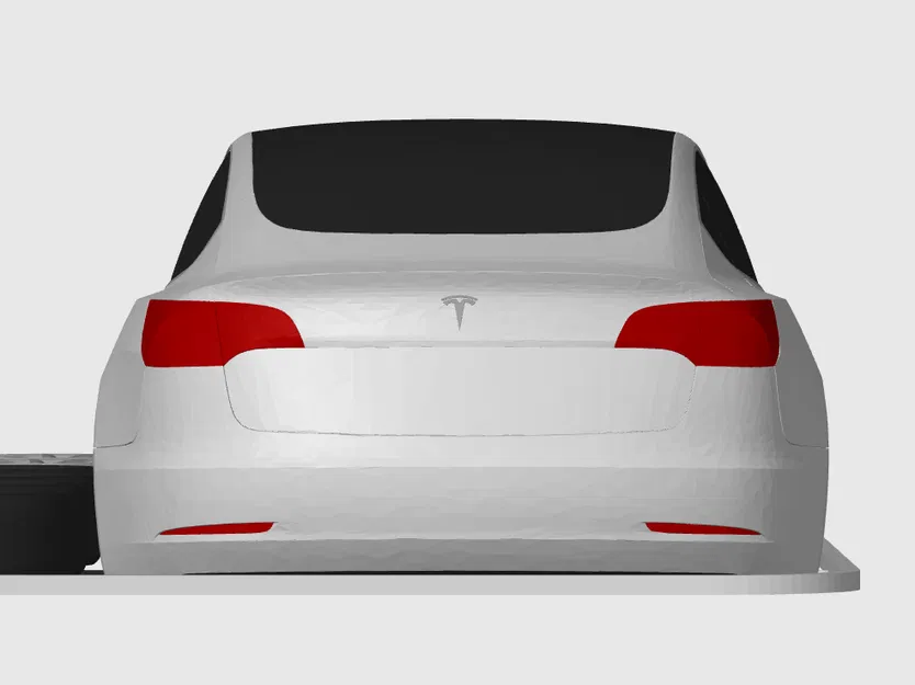 Mô hình Tesla Model 3 Kit Card (tỷ lệ 1:24) - Image 7