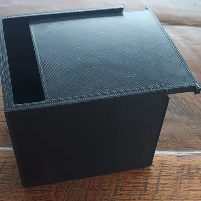 Hộp lưu trữ đa năng với nắp trượt tiện lợi - Mẫu in 3D tối giản