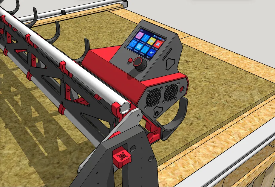 LowRider 3 CNC - Hộp điều khiển cho bo mạch BTT SKR Pro 1.2 và màn hình BTT TFT35 E3 - Image 9