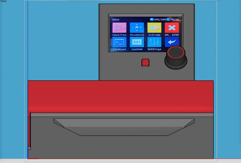 LowRider 3 CNC - Hộp điều khiển cho bo mạch BTT SKR Pro 1.2 và màn hình BTT TFT35 E3 - Image 13