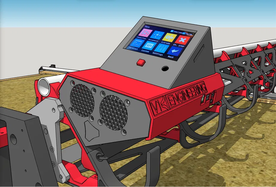 LowRider 3 CNC - Hộp điều khiển cho bo mạch BTT SKR Pro 1.2 và màn hình BTT TFT35 E3 - Image 23