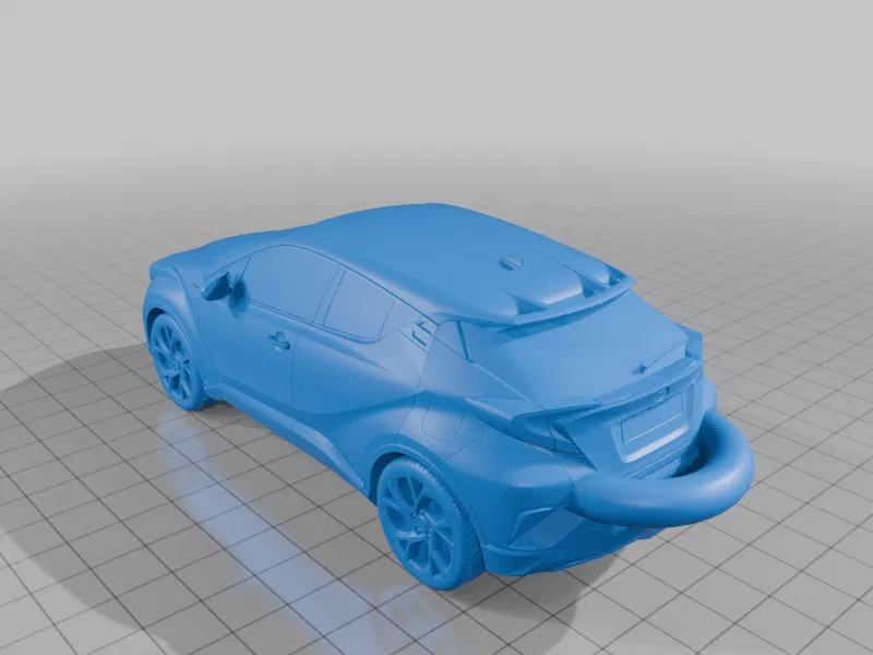 Móc khóa mô hình 3D Toyota CHR - Image 2