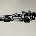 Mô hình trang trí tường xe DeLorean - Back to the Future - Thumbnail 2
