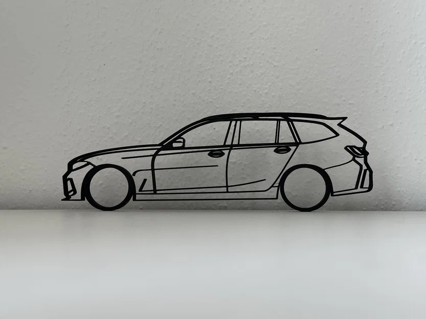 Mô hình trang trí tường BMW 3 Series Touring (G21) - File in 3D - Image 3