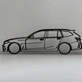 Mô hình trang trí tường BMW 3 Series Touring (G21) - File in 3D - Thumbnail 3