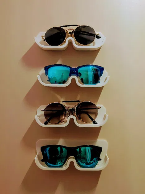 Giá treo mắt kính gắn tường - Thiết kế tối giản, dễ in 3D - Image 1