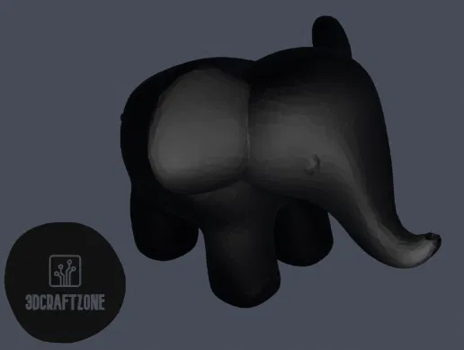 Mô hình Voi mini - Bộ sưu tập thú cưng - Image 1