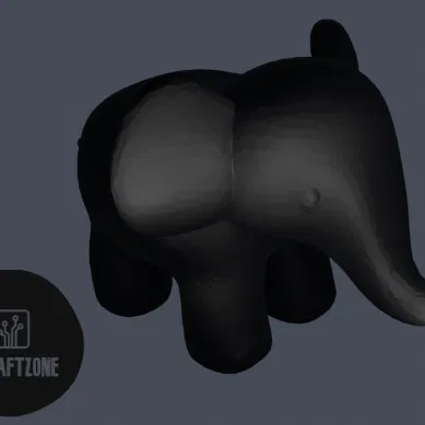 Mô hình Voi mini - Bộ sưu tập thú cưng