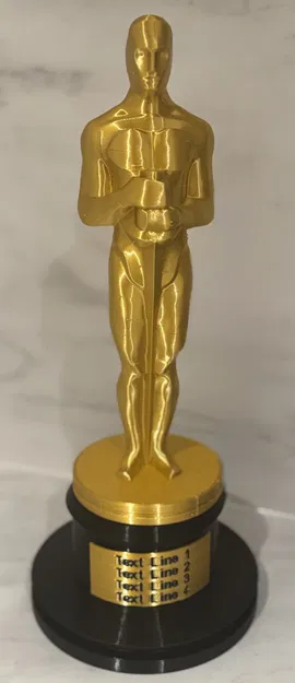 Tượng Oscar - Đi kèm bảng tên dễ dàng tùy chỉnh - Image 1