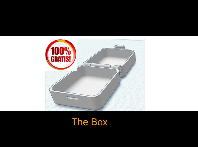 Mẫu hộp đựng đồ đa năng có nắp gập tiện lợi in 3D - Image 1