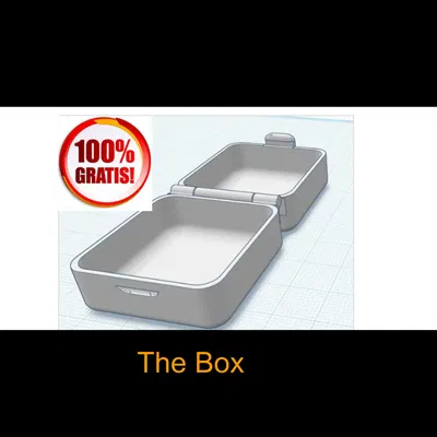 Mẫu hộp đựng đồ đa năng có nắp gập tiện lợi in 3D