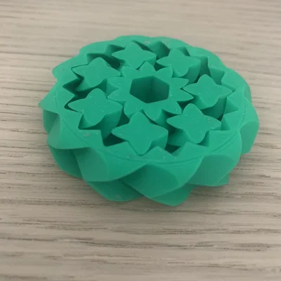 Fidget Spinner in 3D dạng liền khối không cần vòng bi