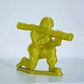 Mô hình chú lính nhựa cầm Bazooka - Bazukino 3D - Thumbnail 1